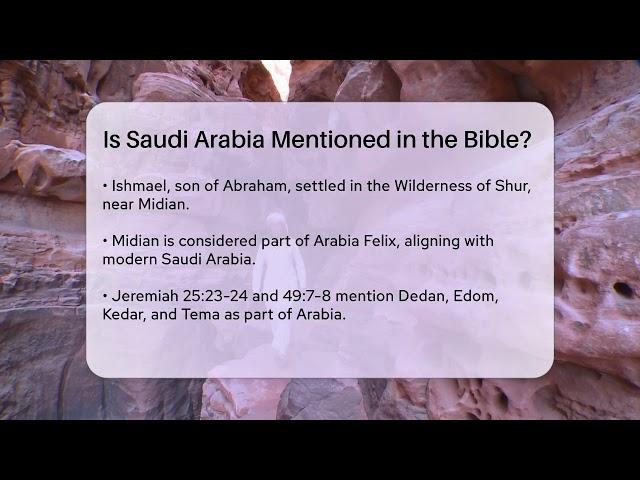 Is Saudi Arabia Mentioned in the Bible? - Middle East Explorers