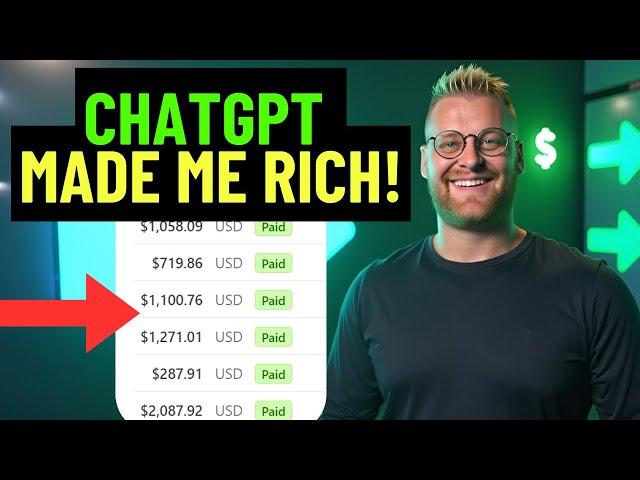 I Made MILLIONS With ChatGPT! Now It's Your Turn (Make Money Online With ChatGPT)