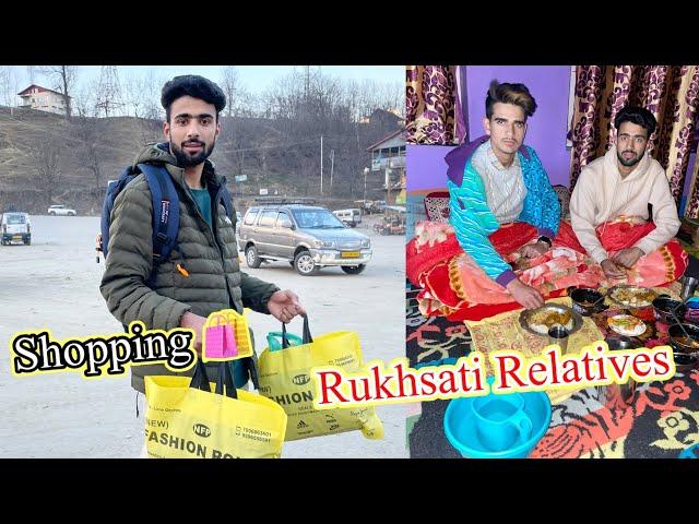 International trip k Leyi shopping ️ Relatives ko Rukhsati Kupwara mai