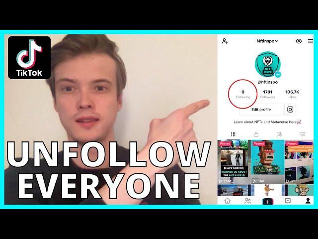 How To Unfollow Everyone On TikTok (NEW WAY 2024)