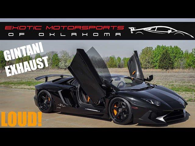 STK# 2017 Lamborghini Aventador LP750 4 SuperVeloce with Gintani F1 Exhaust * Gintani Tune * Novitec