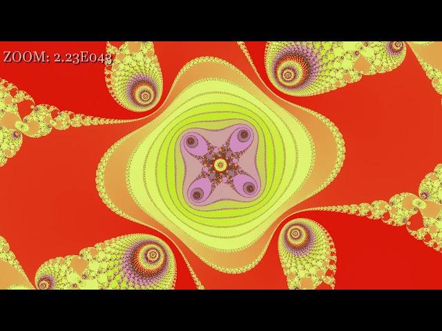 Dense yet speedy mandelbrot set fractal zoom.