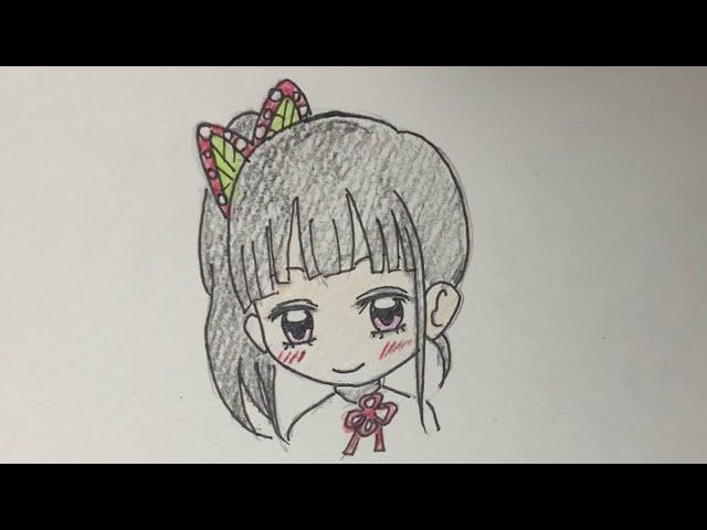 How to Draw  Kanao Easy | demon slayer tiktok