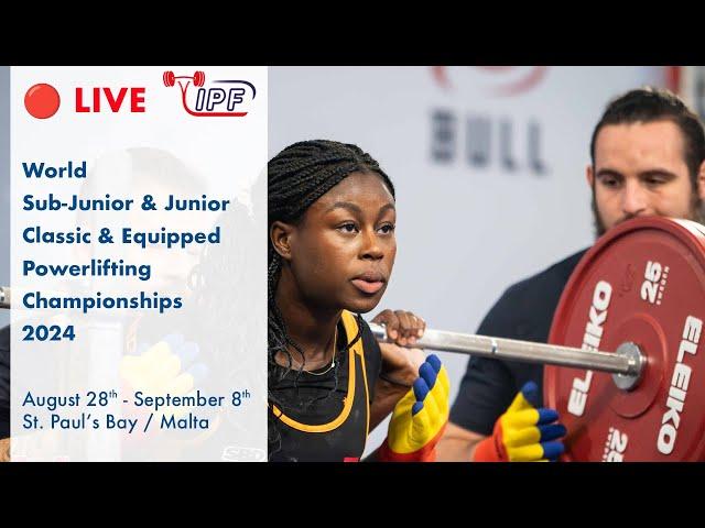 Women Jr 63kg & Men Jr 74 kg A-grps classic - World SJr & Jr Powerlifting Championships 2024