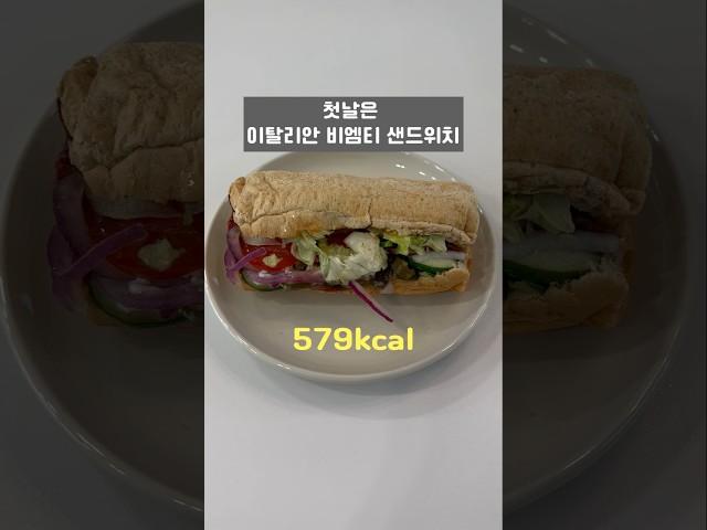 5일동안 1일1식으로 써브웨이만 먹으면?