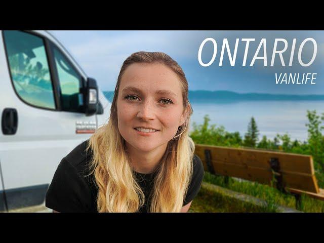 VAN LIFE IN A NEW COUNTRY | Bruce Peninsula & Ontario Travel Vlog