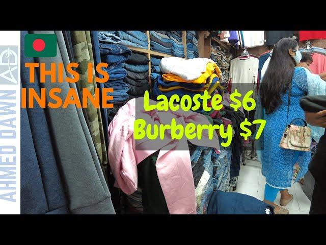 Buying Brand Name Clothes in Dhaka at Dirt Cheap Prices | Bangladesh Garment Factory Export Clothes