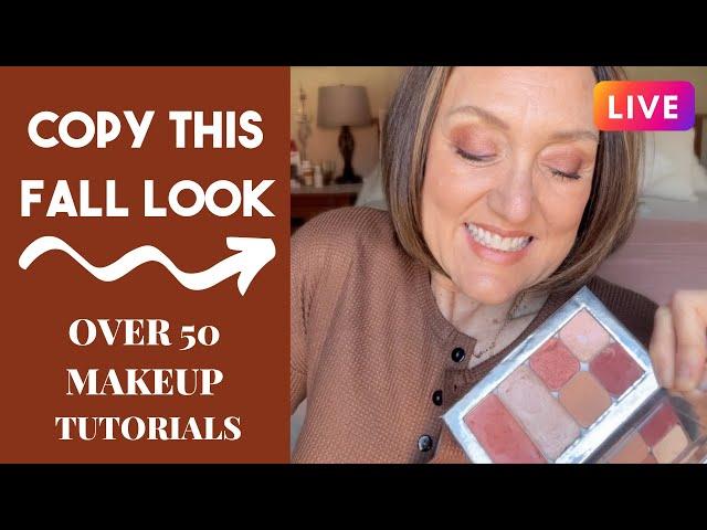 Easy Fall Glam for Over 50 |Warm Earthy Shades | Mature Skin Makeup Tutorial