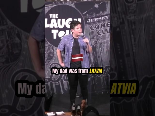 Her dad worked for my dad in the Latvian mafia. #jokes #standupcomedy #immigration #immigrants