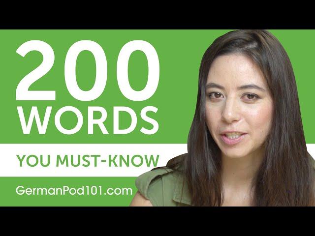 200 Words Every German Beginner Must-Know