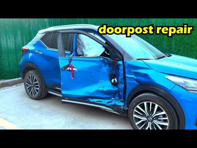 Precision Restoration of the Right Side Collision on Nissan Kicks!