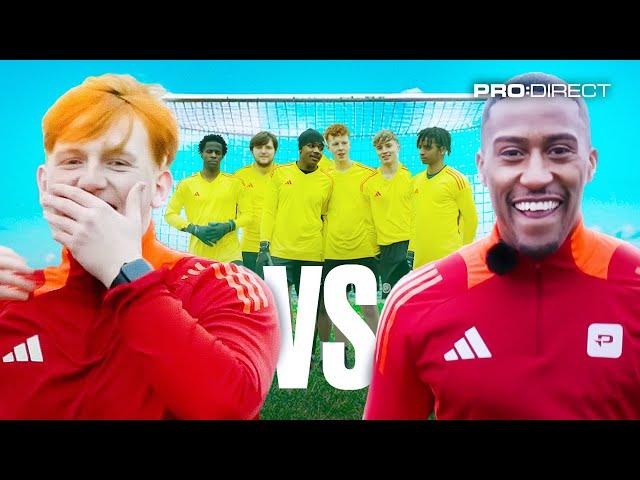 10 GOALKEEPERS vs ANGRY GINGE & YUNG FILLY  | Pro:Direct Soccer