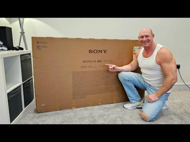 Sony A95L OLED, Unboxing, Setup & Demo!