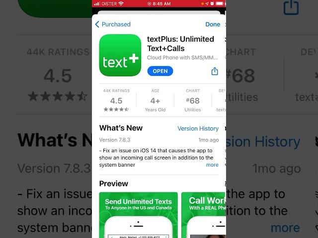 How to get a free US phone number via Text Plus app?