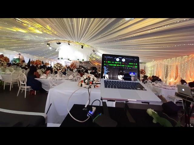 Amsta Sounds 0772457122 provided PA System and music at this well decorated wedding