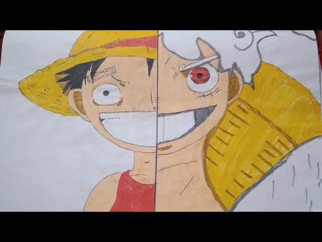 drawing monkey d luffy tutorial must watch