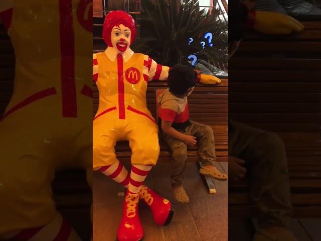 McDonald Ronald #mcdonalds #joker #kids #real #fun #funny