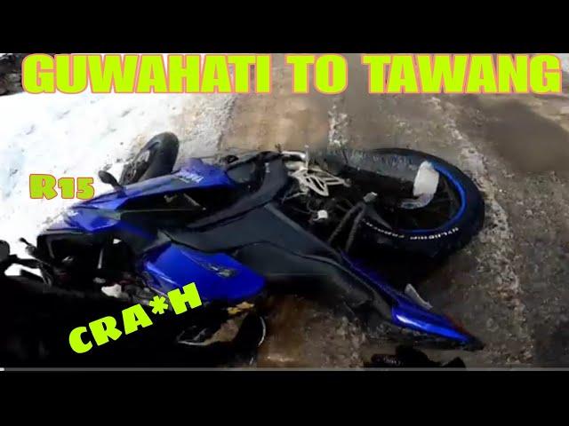 Bike Crash ho gaya at Tawang ride || crossing the deadly Sella pass || Tawang vlog 2023