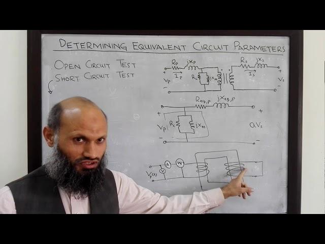 EE213 - 09a - Short circuit test and open circuit test for a transformer