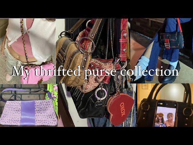 My thrifted / vintage / y2k purse collection