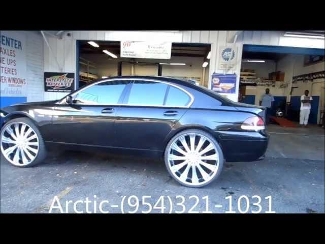 AceWhips.NET- Arctic Customs- BMW 7-Series on 28" Bentchis