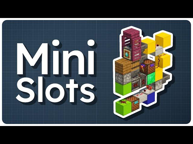 Tiny & Easy Slot Machine | Minecraft Java & Bedrock 1.21+ Redstone Tutorial