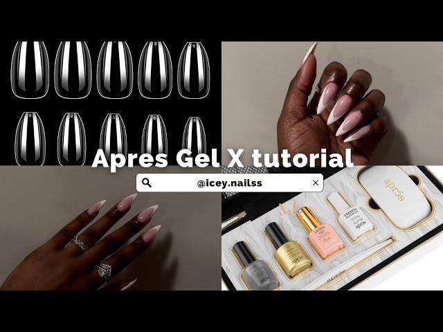 Apres Gel X tutorial | How to achieve almond nails | Best way to prep your nail’s tutorial