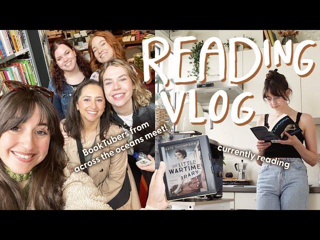 reading vlog • meeting booktube friends, old hobbies, summer walks & finishing books