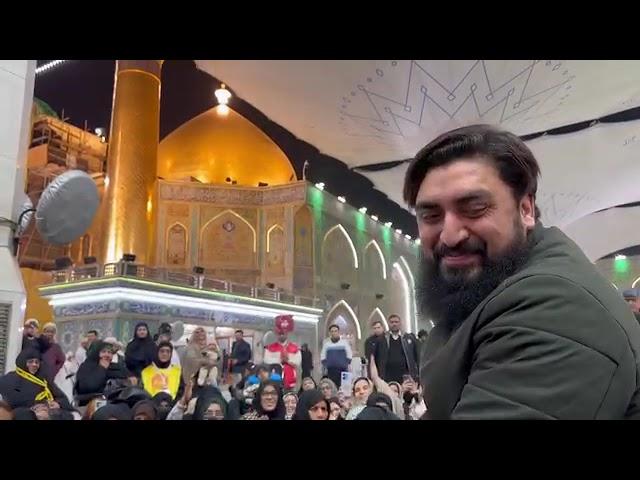 Most Viral Qaseeda By Zain Saeedi sahib imam e aali moqam ki bargah main hazri paish kartay howay