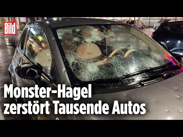 Apokalyptischer Hagelsturm am Gardasee: Gewaltige Superzelle trifft Italien