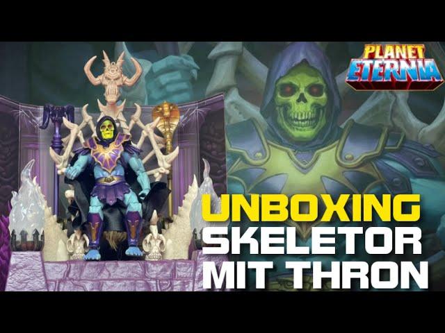 Unboxing New Eternia Skeletor mit Thron (Masterverse) | PlanetEternia