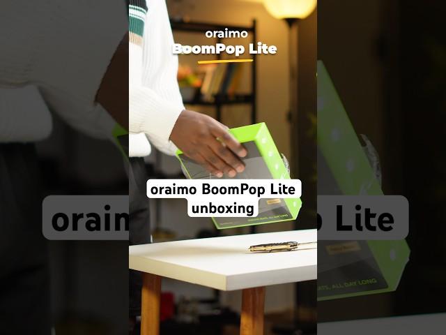 oraimo BoomPop Lite unboxing