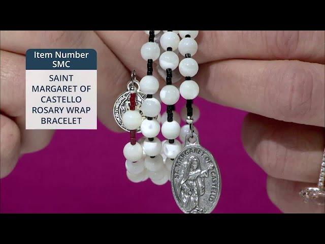 SMC_SAINT MARGARET OF CASTELLO ROSARY WRAP BRACELET