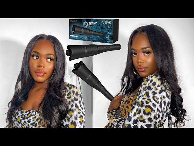 EASIEST WAY TO CURL YOUR HAIR FT REVAMP HAIR PROGLOSS HOLLYWOOD CURL