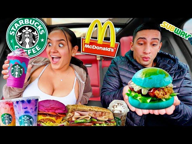 TRYING NEW MENU ITEMS FROM FAST FOOD RESTAURANTS!!  *MUKBANG/REVIEW*