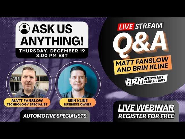 "Ask Us Anything!" with Matt Fanslow and Brin Kline