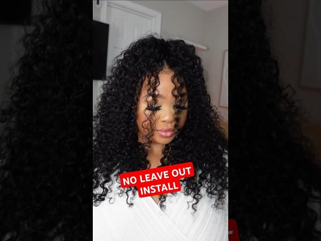 NO LEAVE OUT INSTALL  No Lace No Glue! EasiContour VPart Unice | Beginner Friendly #unicehair