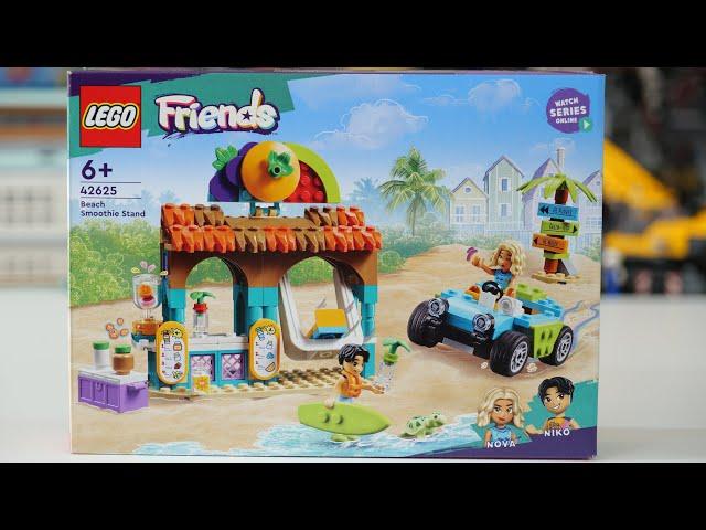 LEGO Friends 42625 Beach Smoothie Stand – LEGO Speed Build Review