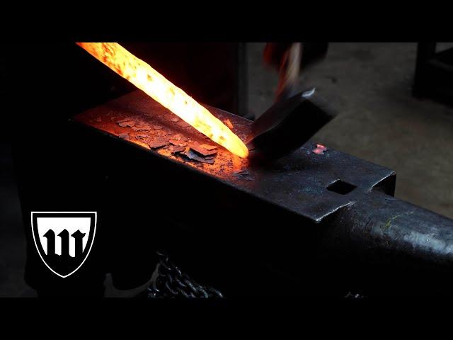 Forging a dragon sword, part 1, forging the blade.