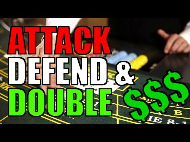 GREATEST Baccarat System EVER! | "Attack, Defend & DOUBLE!" Baccarat Strategy