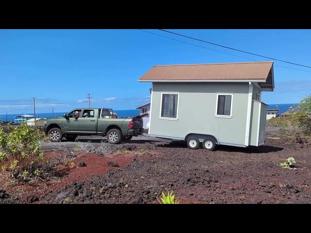 It is a Sad Day! - Our Tiny Tiny House Leaves Milolii for a New Home