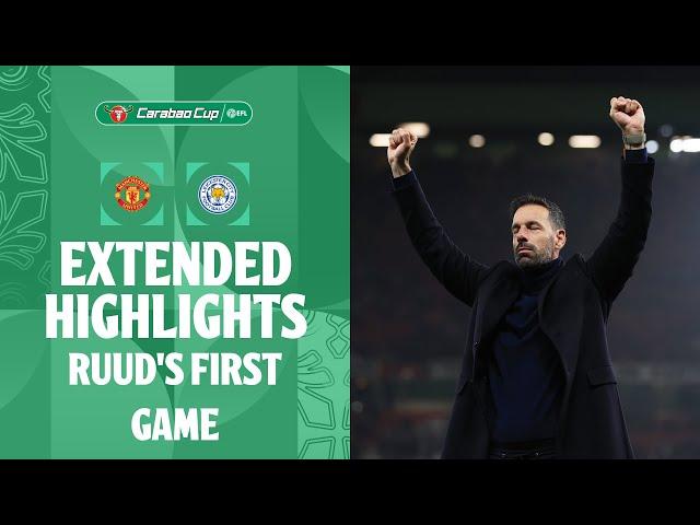 RUUD'S FIRST GAME! | Manchester United v Leicester City extended highlights