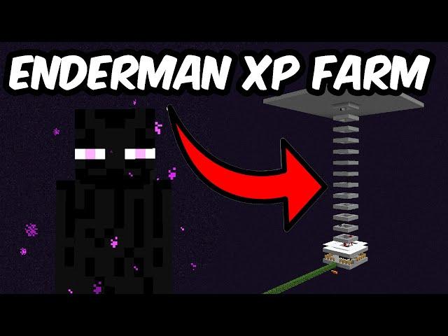Minecraft Enderman XP Farm 1.20.2 - BEST DESIGN