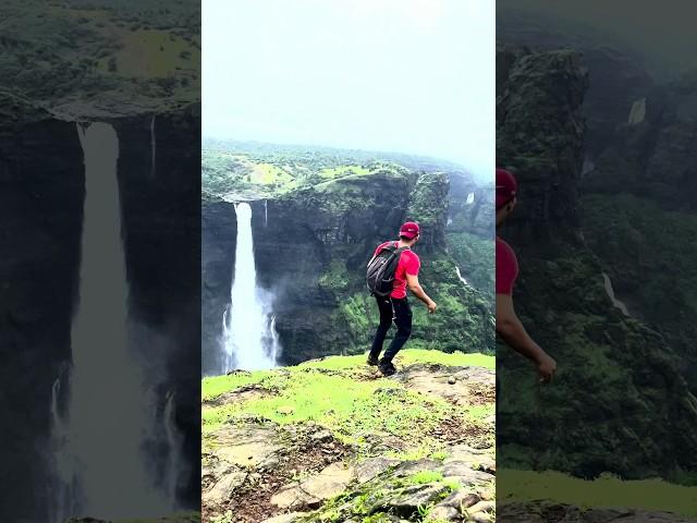 Most Beautiful Waterfalls Near Pune | Places to visit near pune | Trekking plans near pune #shorts