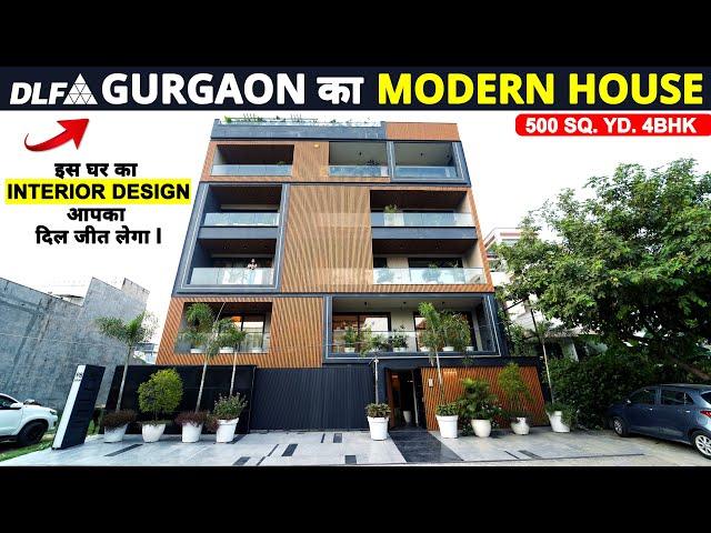 Ultra Luxurious (500 SQ YD) 4BHK builder floor in DLF Gurgaon | Luxury House Design near Golf course