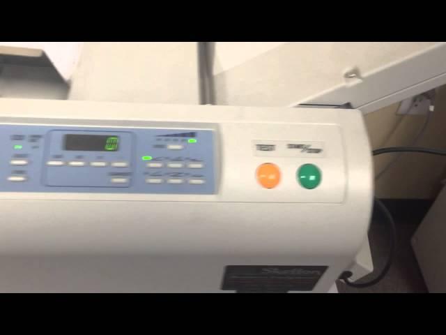 MBM 307A Automatic Paper Folder in Action