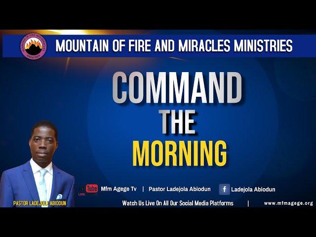 WAR AGAINST FAMILIAR SPIRIT - Pastor Ladejola Abiodun - COMMAND THE MORNING | 21st November, 2022