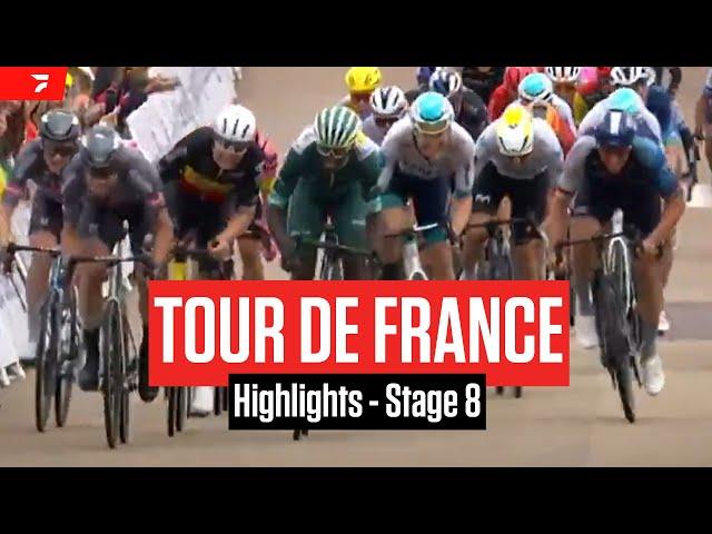 Tour de France 2024 Stage 8 Highlights