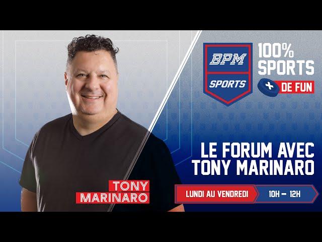 Le Forum avec Tony Marinaro