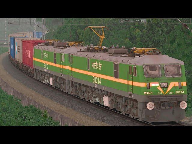 WAG9 FREIGHT TRAIN DUTY | RAILWORKS | TRAIN SIMULATOR | BUMPY RAILROAD | NTG GAMING